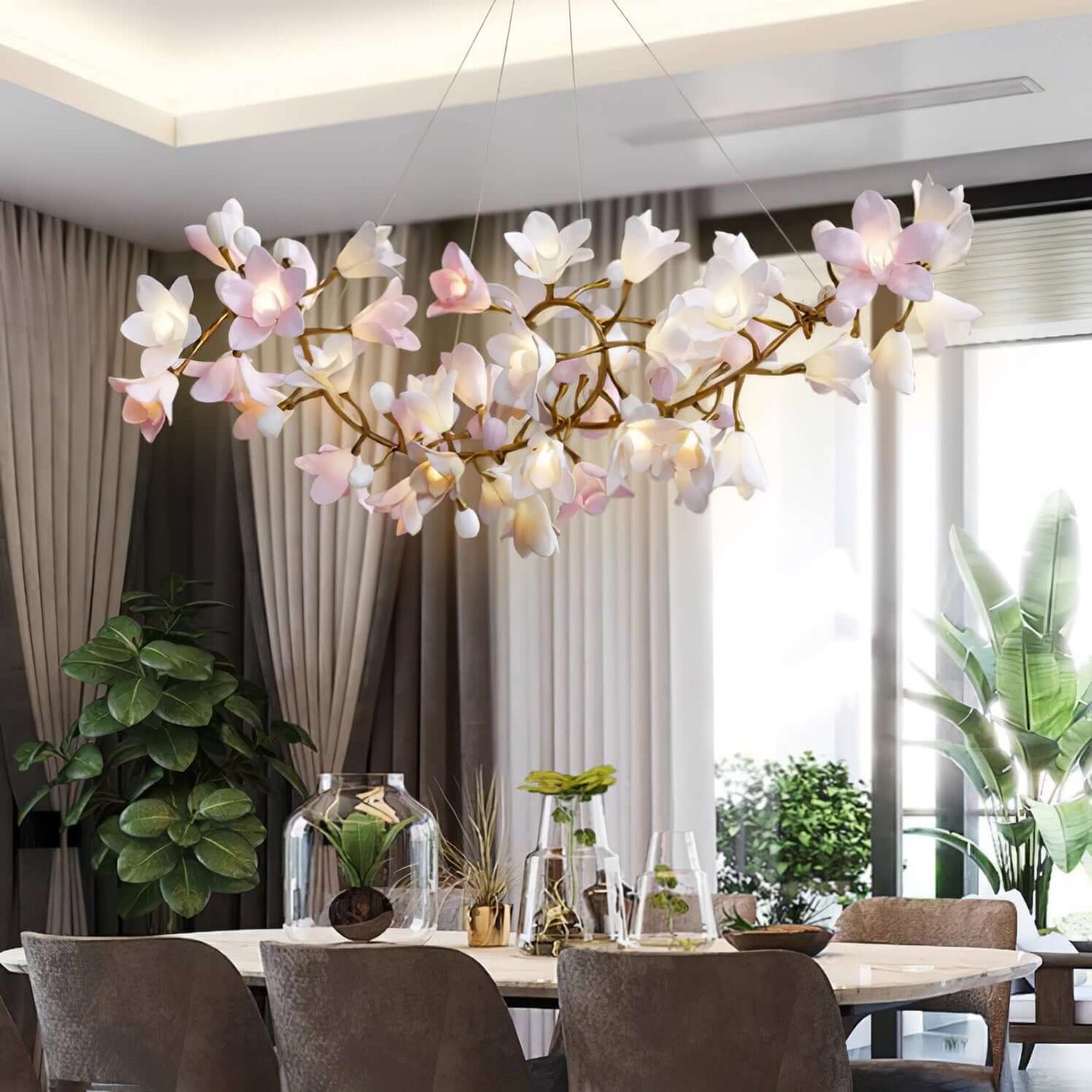 Circular Blossom Chandelier - Nuvé