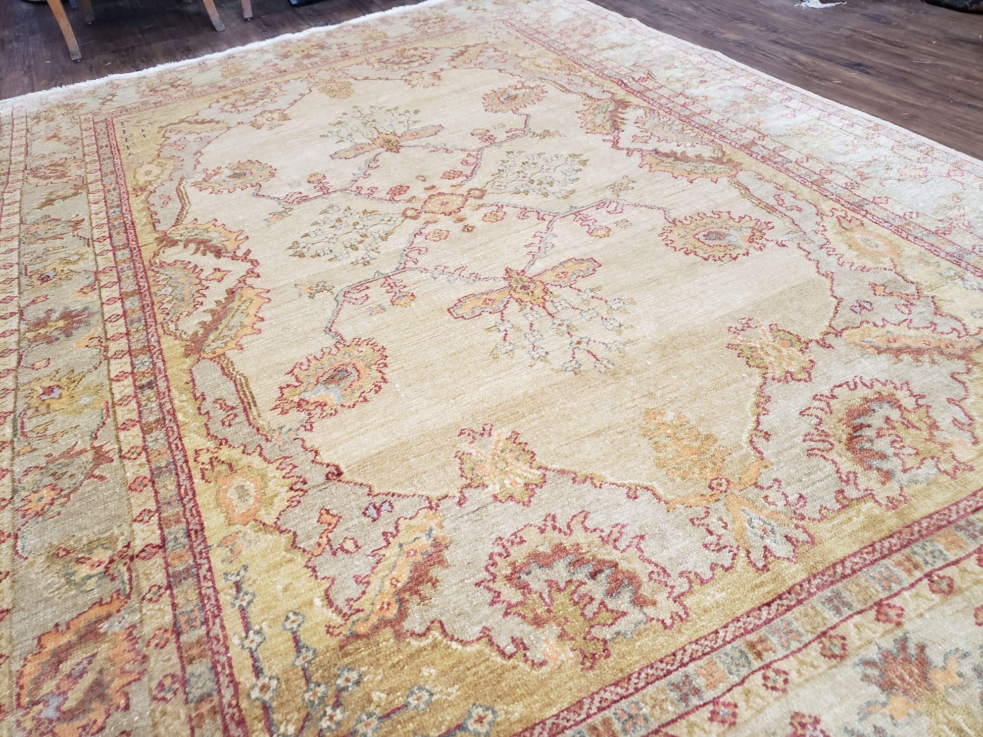 6x9 Turkish Oushak Rug, Wool Rug, Hand Knotted - Nuvé