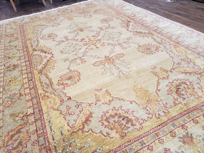 6x9 Turkish Oushak Rug, Wool Rug, Hand Knotted - Nuvé