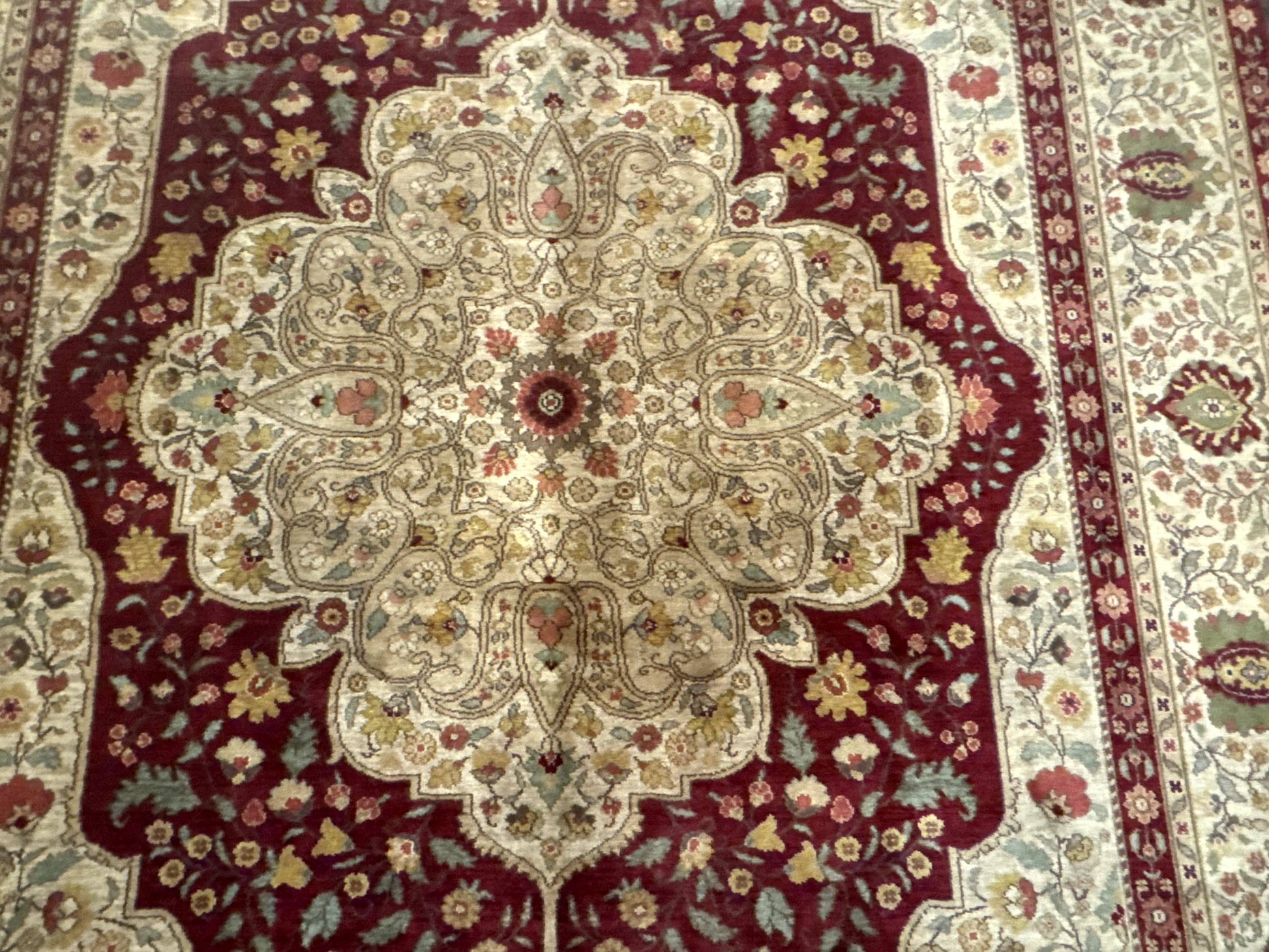 Karastan Rug 8.8 x 12, Antique Legends Royal Tabriz, Wool Pile, Vintage, Rare Design - Nuvé