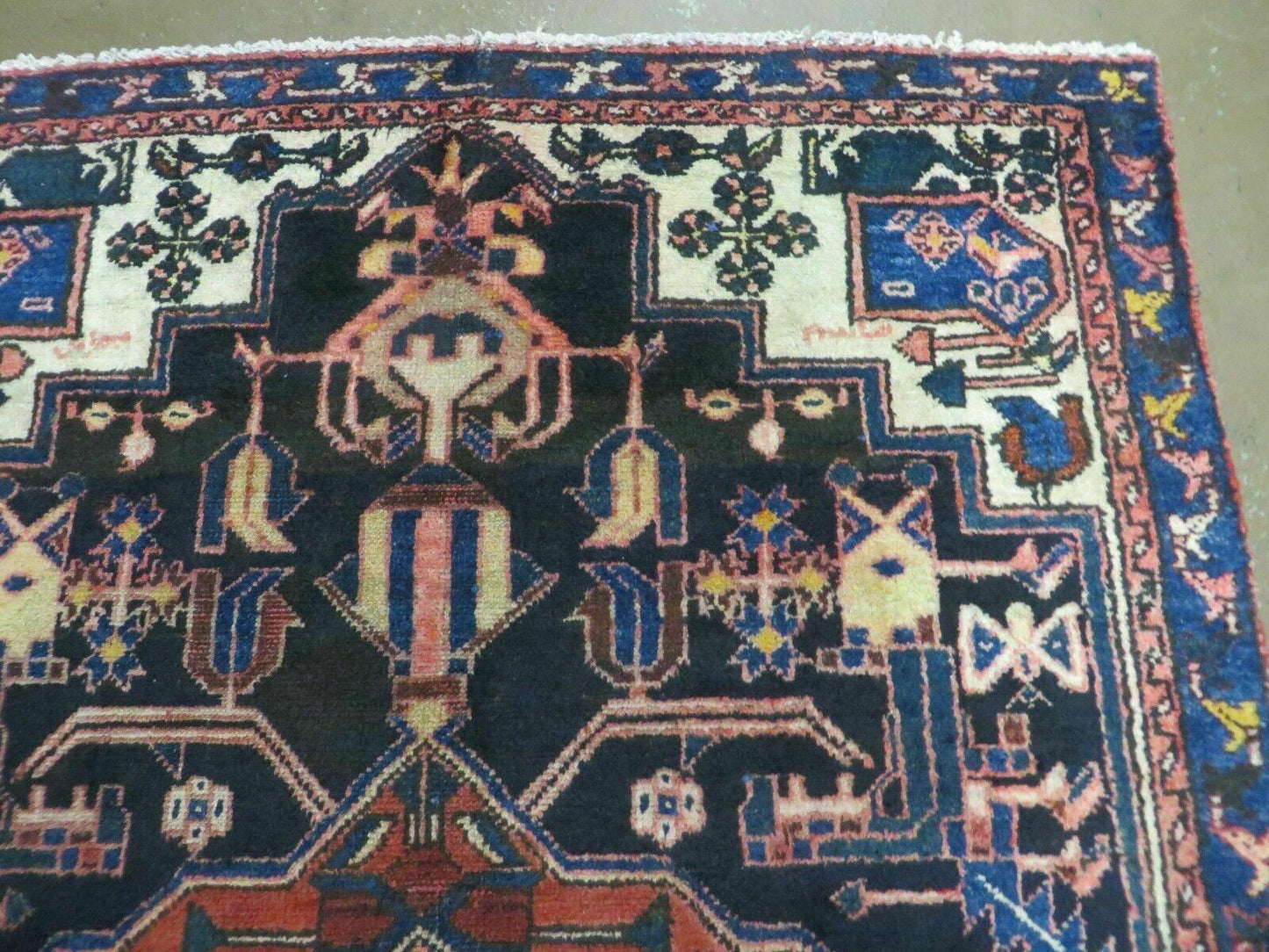 4' X 7' Antique 1920 Handmade Turkish Anatolian Wool Rug Veg Dye Nice - Nuvé