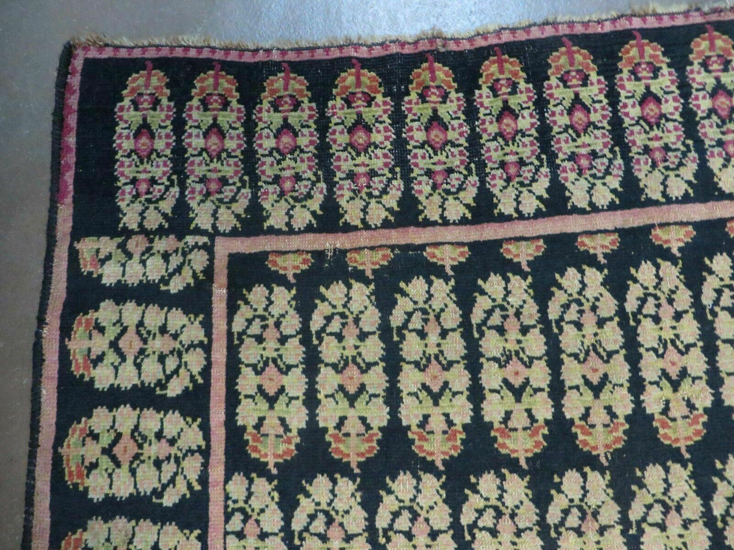 4' X 9' Antique Karabagh Caucasian Rug Handmade Wool Carpet Organic Dyes Nice - Nuvé