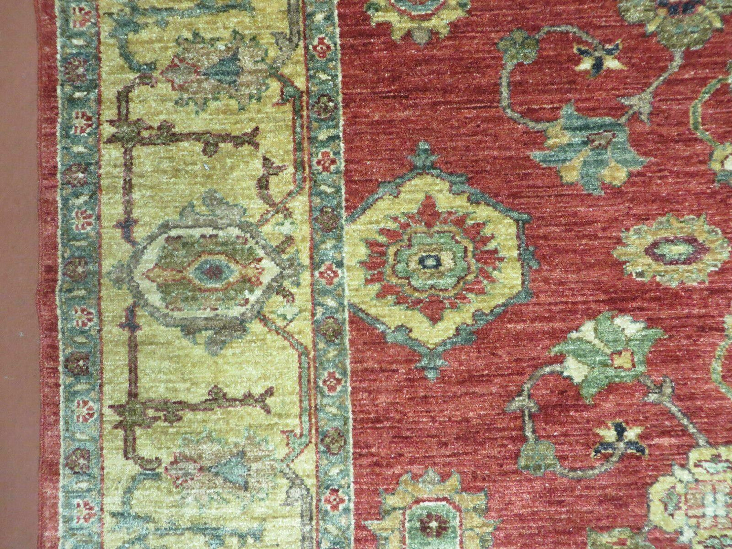 6.5' X 7' Vintage Handmade Egypt Agra Wool Rug Carpet Square Beauty - Nuvé