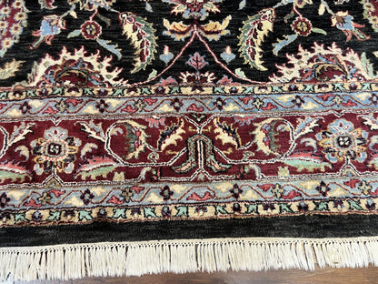 Indo Persian Rug 8x10, Nourison Carpet, Floral, Hand Knotted Vintage Wool Rug - Nuvé