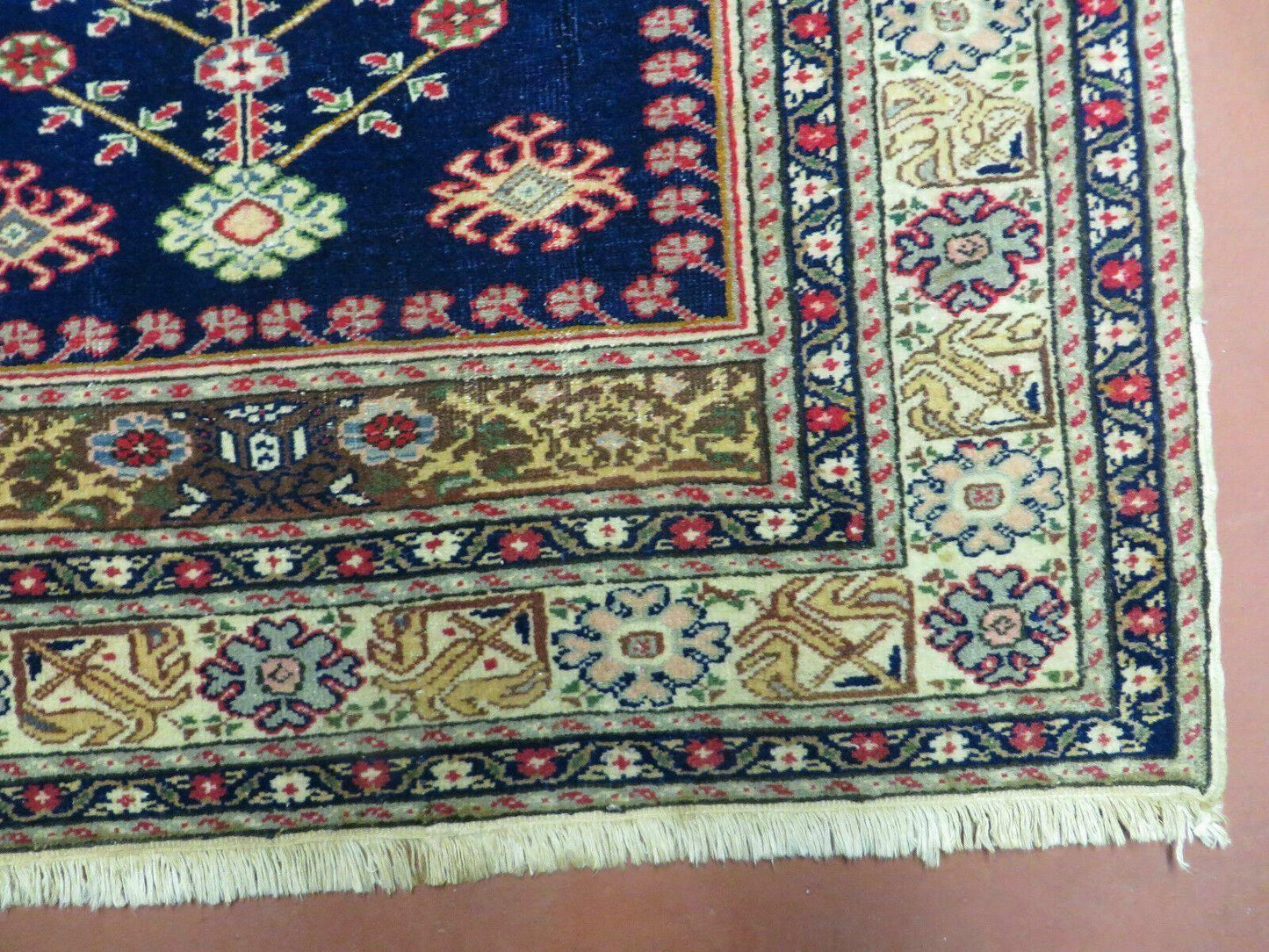 3' X 4' Semi Antique Handmade Turkish Prayer Kaisery Wool Rug Nice - Nuvé