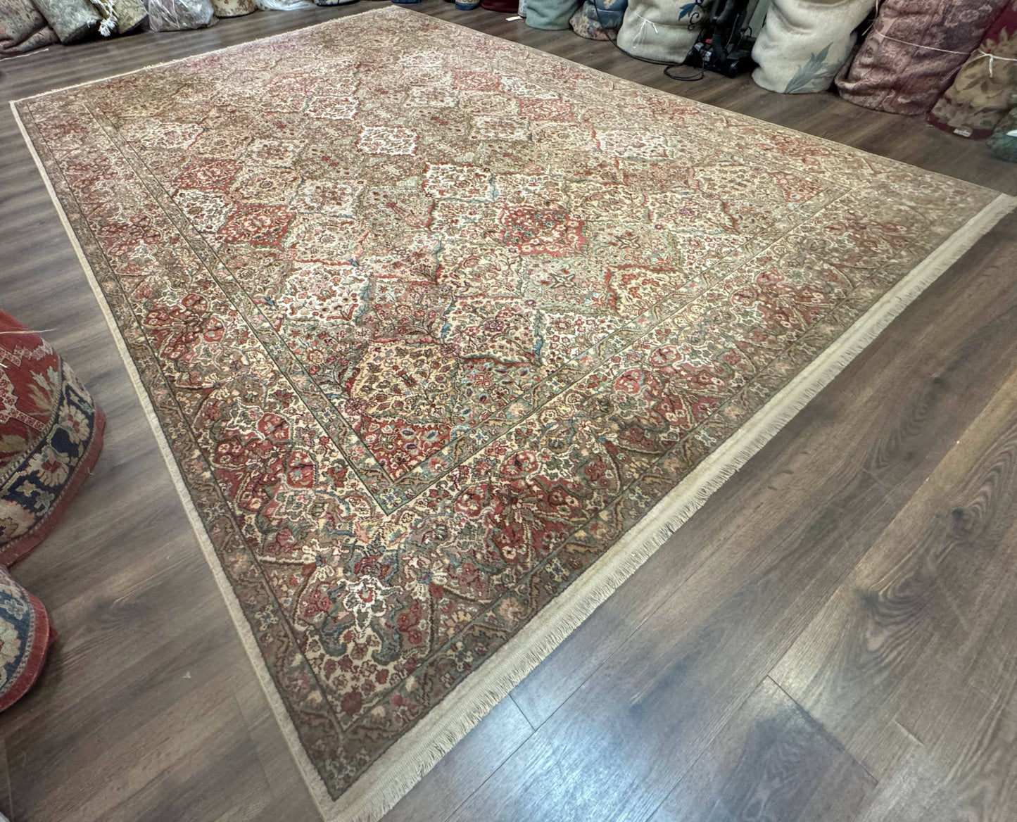 10x14 Karastan Empress Kirman Rug #700/719, Vintage Wool Discontinued Karastan - Nuvé