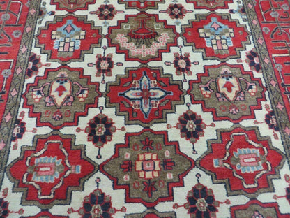 4' X 6' Antique Handmade Turkish Anatolian Wool Rug Vegetable Dyes - Nuvé