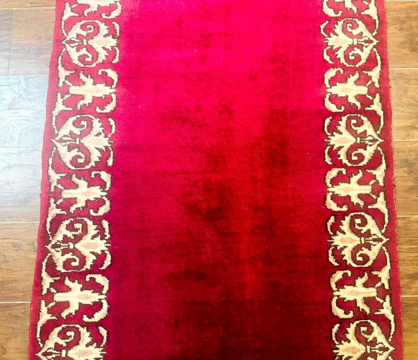 Red Persian Kerman Runner Rug 3x16 - Nuvé