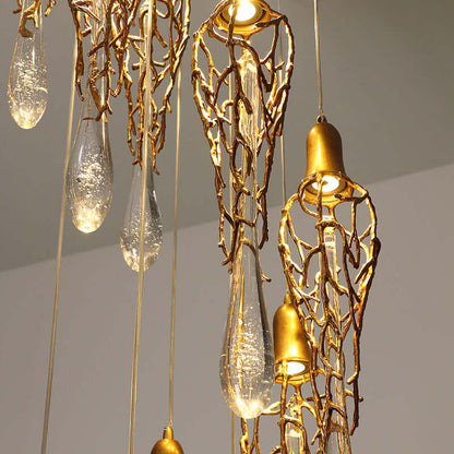 Modern branched chandelier - Nuvé