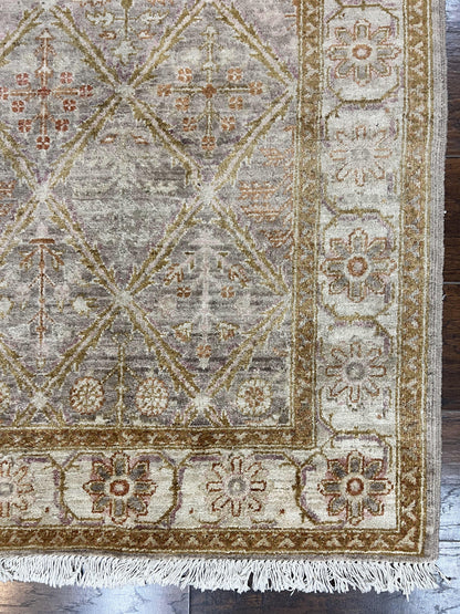 Pakistani Peshawar Rug 3x5, Safavieh Wool Handmade Hand Knotted Vintage Rug, Panel Design 3 x 5 Oriental Carpet - Nuvé