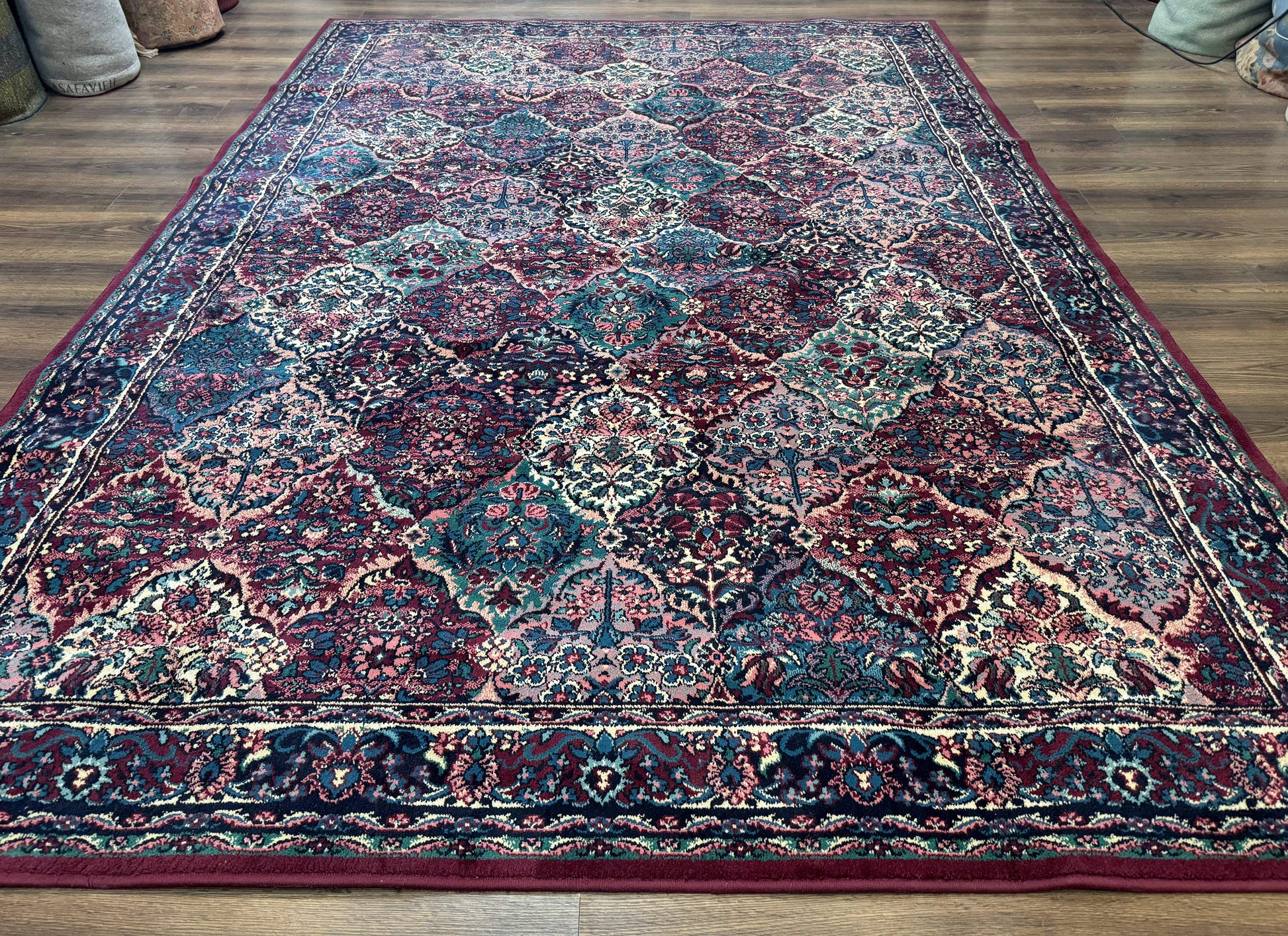 Multicolor Panel Kirman Rug 8x11 - Nuvé