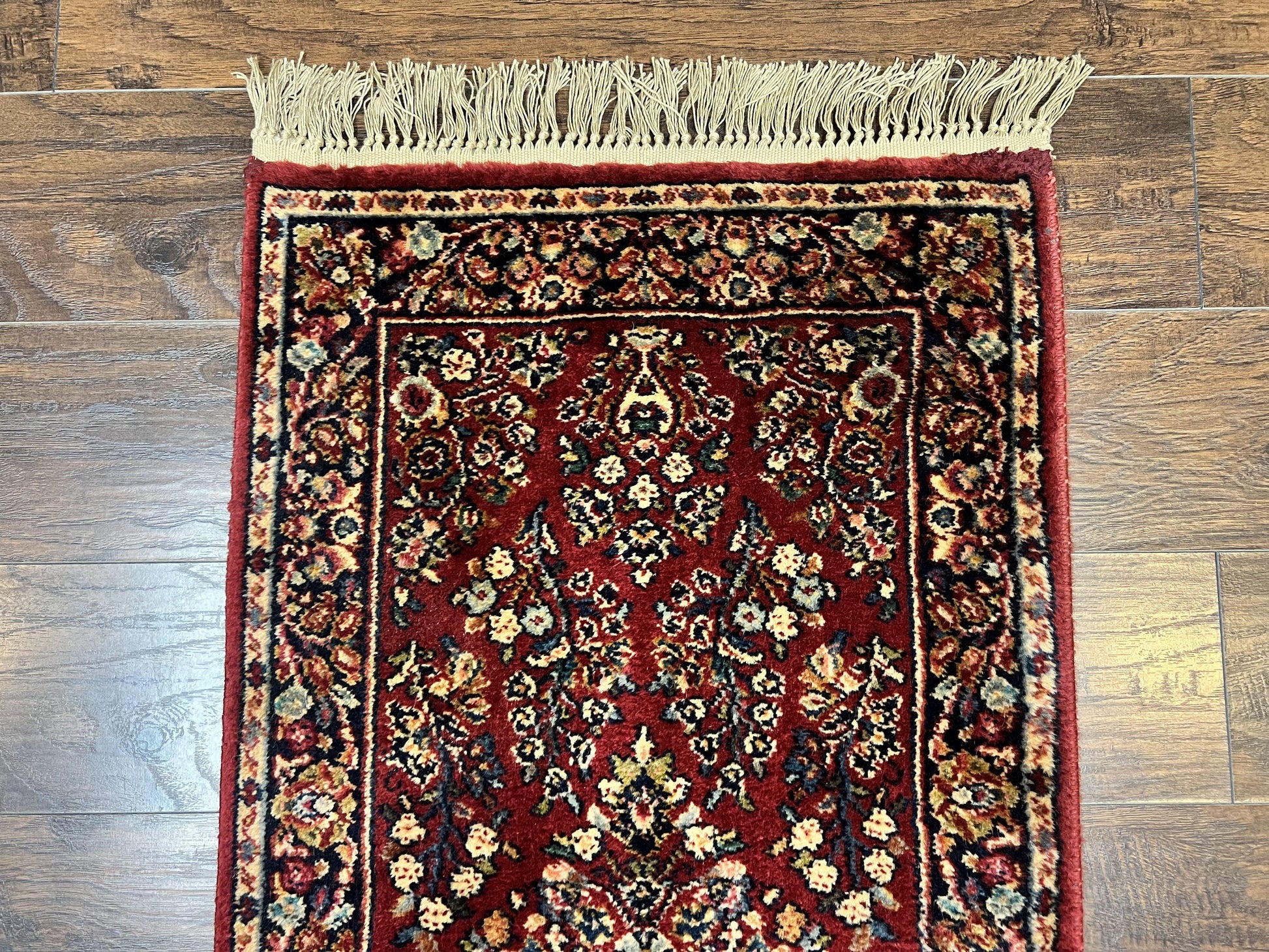 Antique Karastan Runner Rug 2x12, Karastan Sarouk #785, Original Collection, 700 Series, 2 x 12 Runner for Hallway, Wool Karastan Rug, Rare - Nuvé