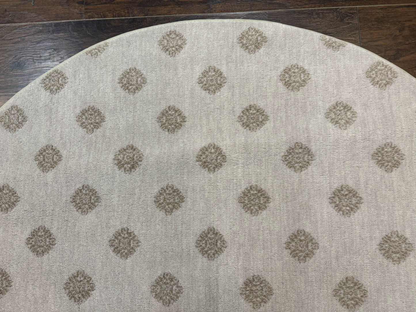Round Power Loomed Rug 5x5, Contemporary Modern Round Carpet, 5ft Round - Nuvé