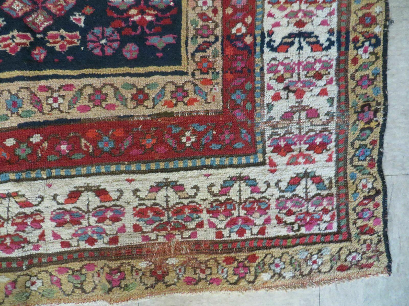 4' X11' Antique Handmade Turkish Anatolian Wool Corridor Kalegy Runner Rug - Nuvé