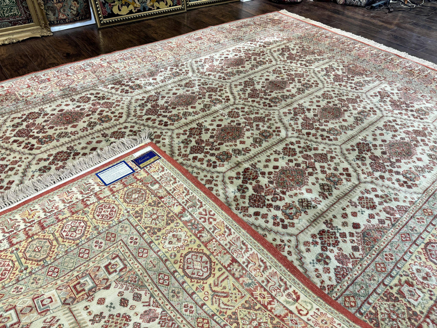 Karastan Rug 8.8 x 12 Marble Agra #725, Vintage Wool Pile Karastan Rug, Original 700 Series, Discontinued Rare Karastan Carpet - Nuvé