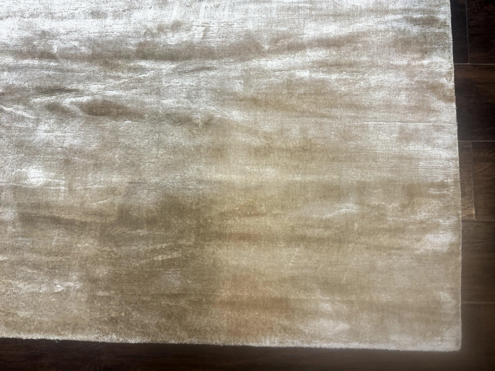 Silk Tibetan Rug 9x11, Handmade Silk Area Rug, Modern Contemporary Carpet - Nuvé