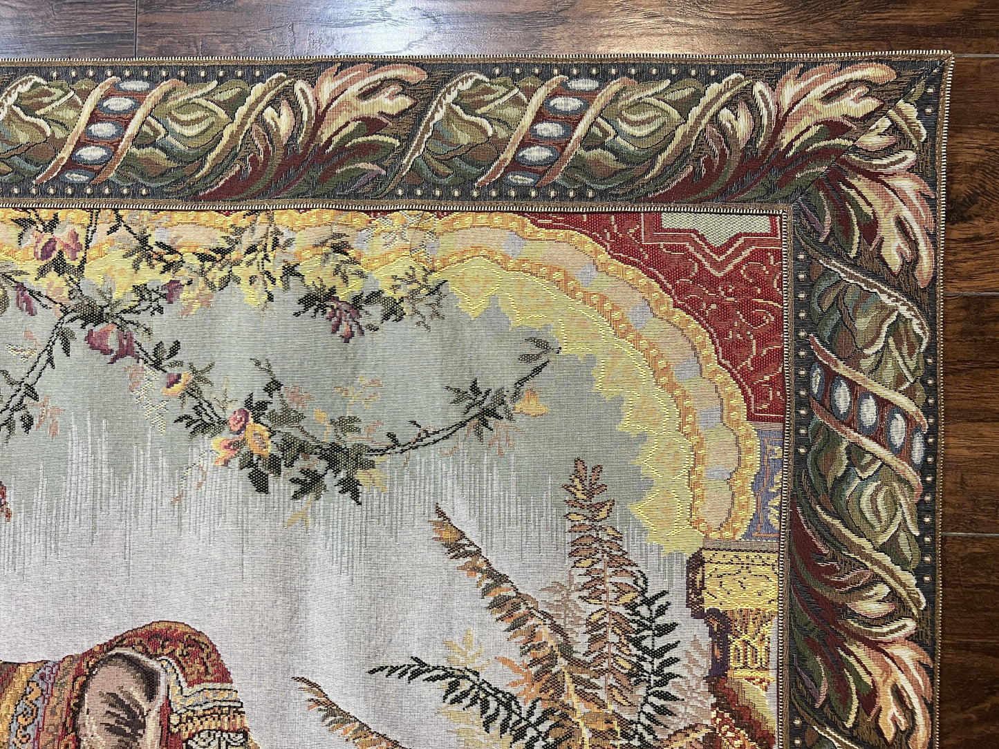 Vintage Tapestry 4 x 5.6, Adorned Elephant Pictorial - Nuvé