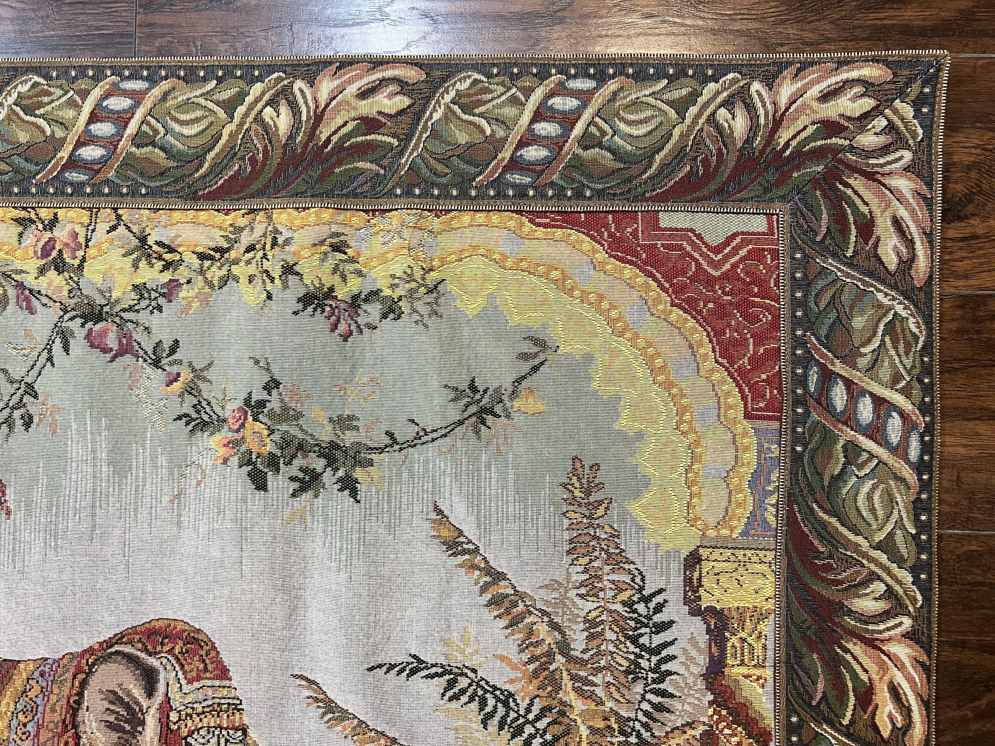 Vintage Tapestry 4 x 5.6, Adorned Elephant Pictorial - Nuvé