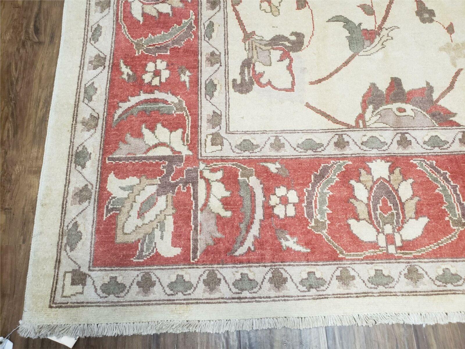 9' X 12' One-Of-A-Kind William Pak Peshawar Hand-knotted Wool Rug Nice - Nuvé