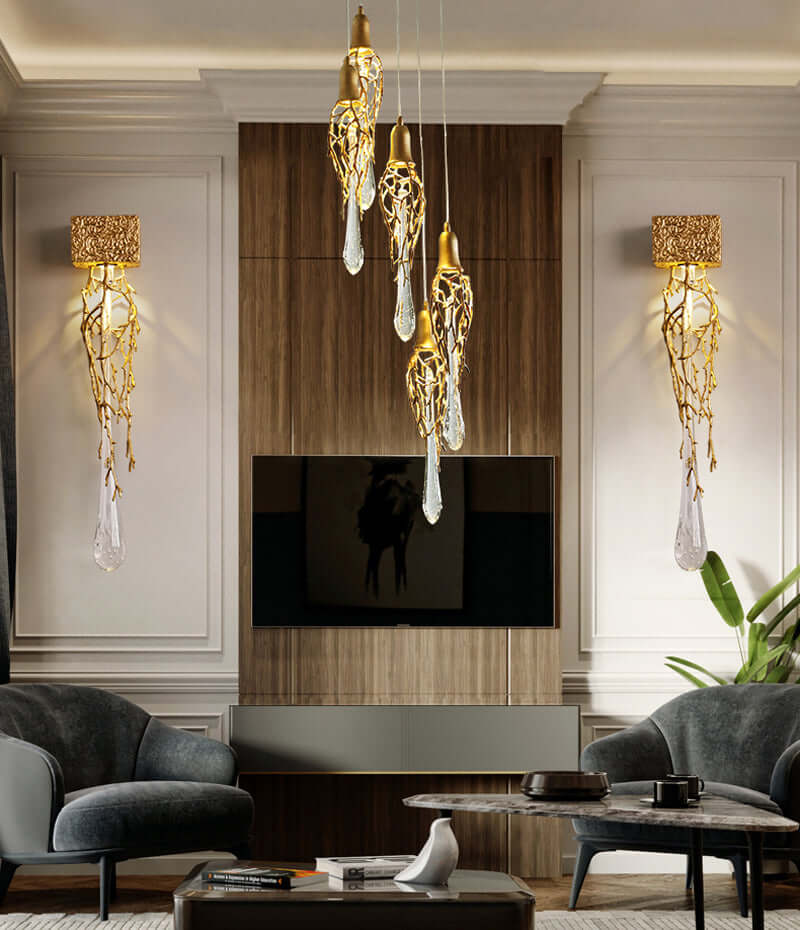 Modern Branched Chandelier