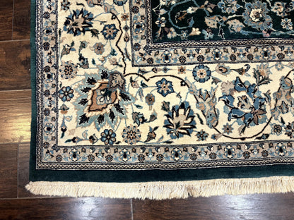 Pak Persian Rug 9x12, Dark Green, Floral Allover - Nuvé