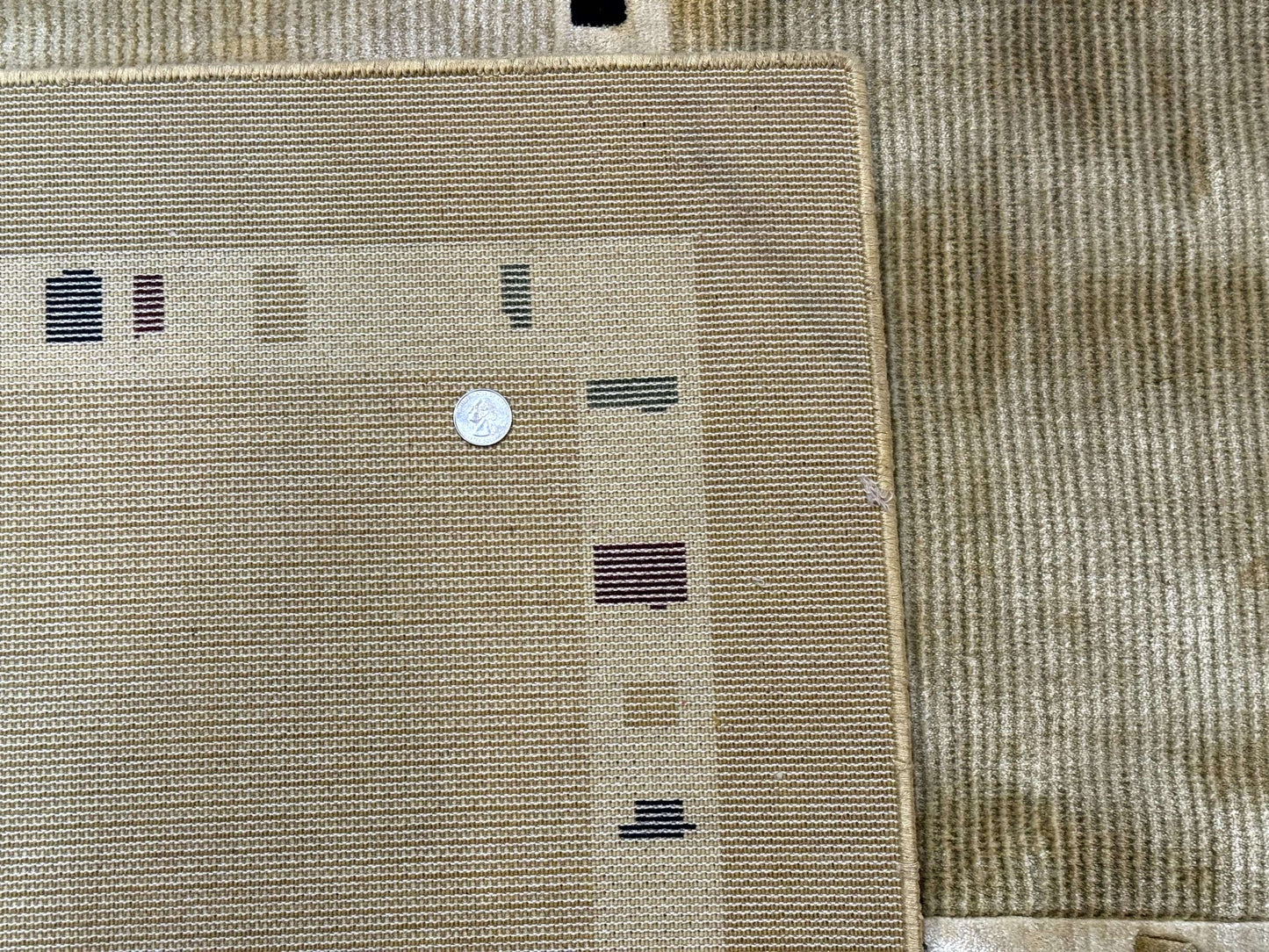 Large Wool Rug 10x13, Panel Design, Modern Contemporary Carpet - Nuvé