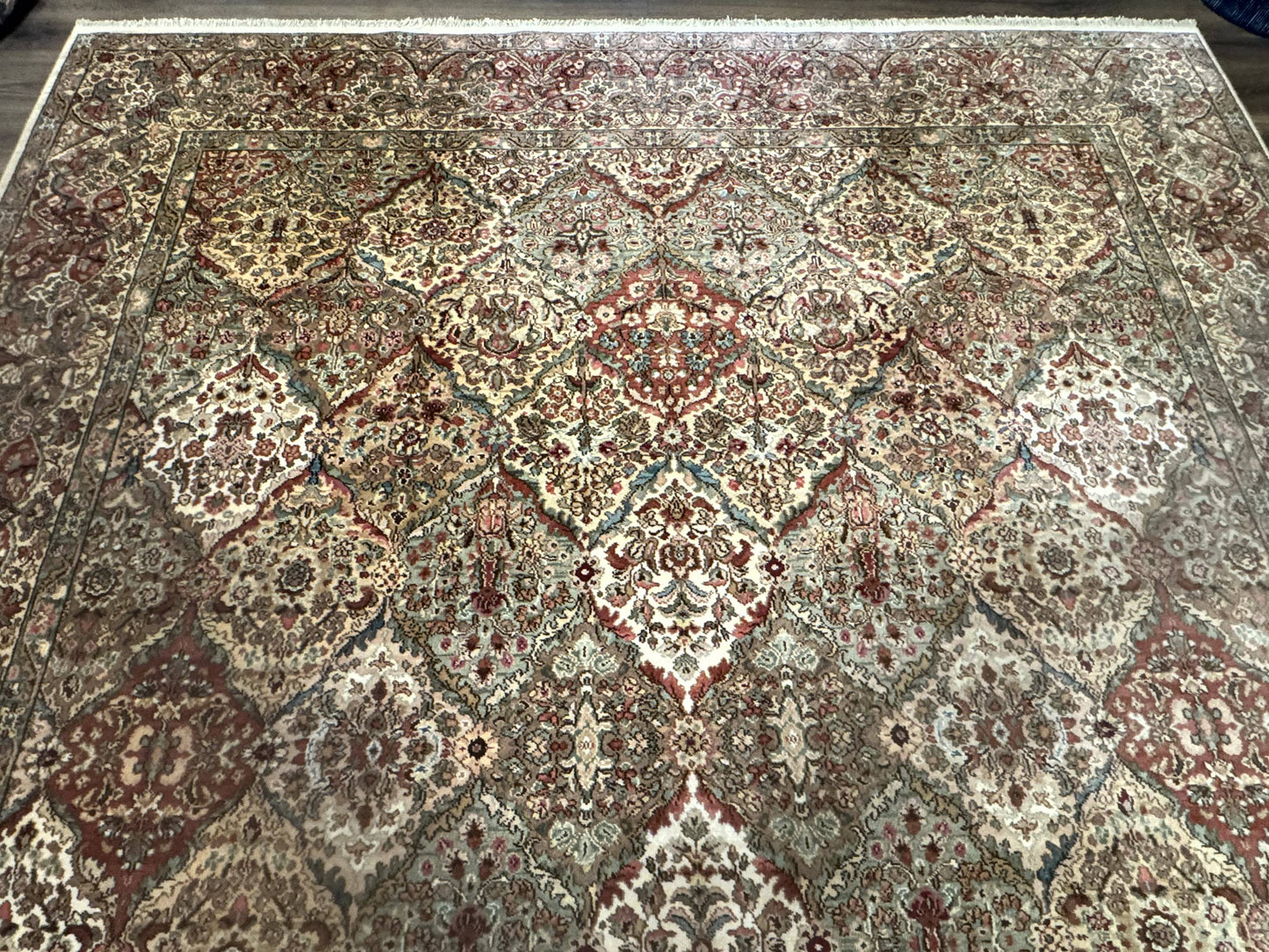 10x14 Karastan Empress Kirman Rug #700/719, Vintage Wool Discontinued Karastan - Nuvé