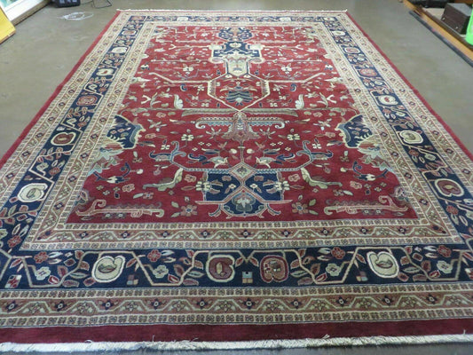 8' x 11' 7" Vintage Power Loomed Couristan European Wool Rug Belgium Forbes Nice - Nuvé