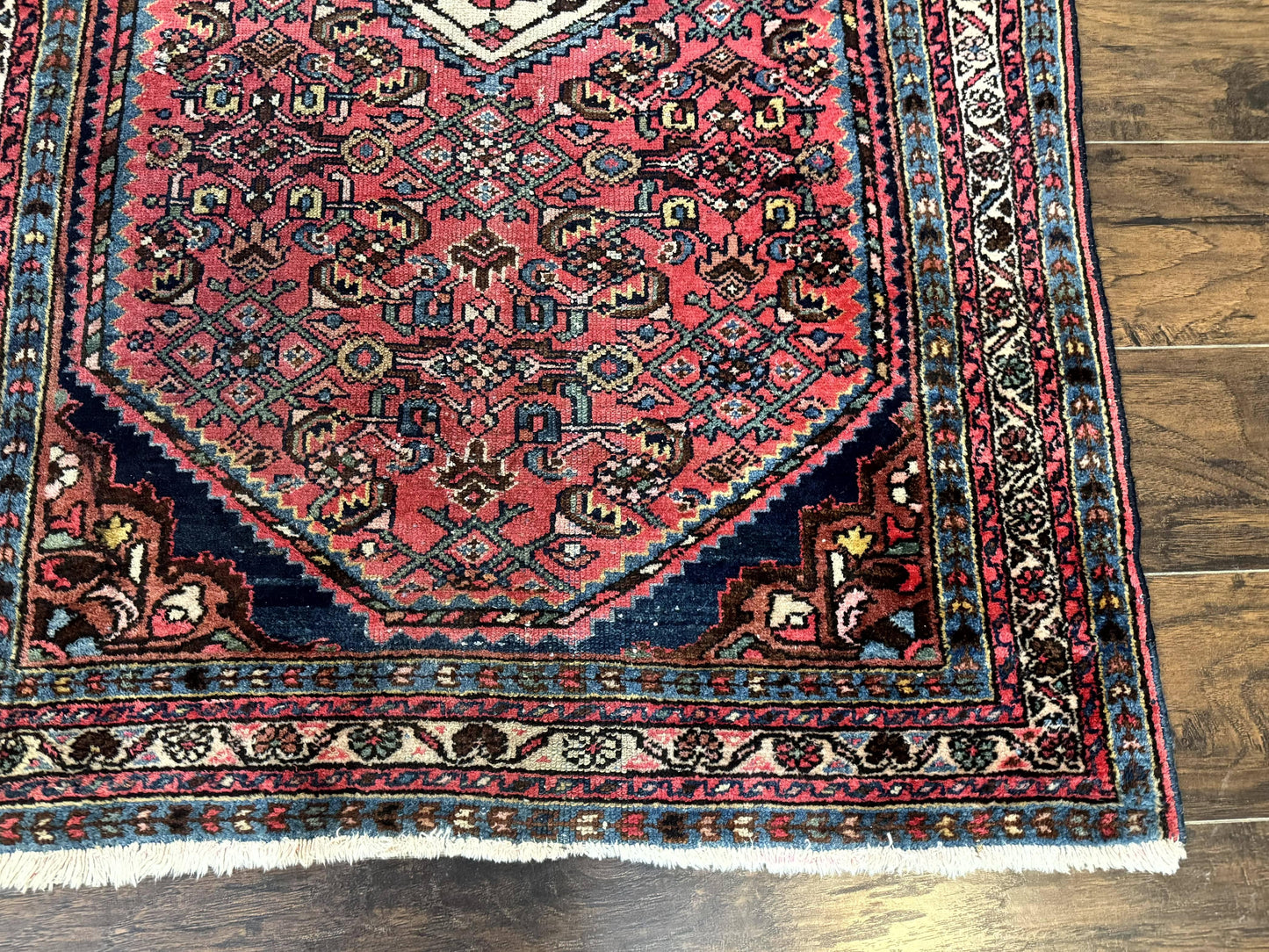 Antique Persian Tribal Rug 3.6 x 5, Hamadan Angelas Rug - Nuvé