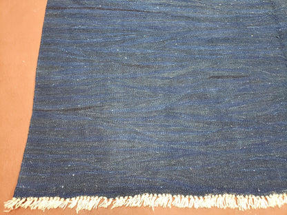 Large Turkish Kilim Rug, 6x9 - 7x10 Rug, Flatweave Carpets, Blue Rug, Abstract Rug, Playroom Rug, Rug for Nursery Room, Boho Rug, Wool - Nuvé