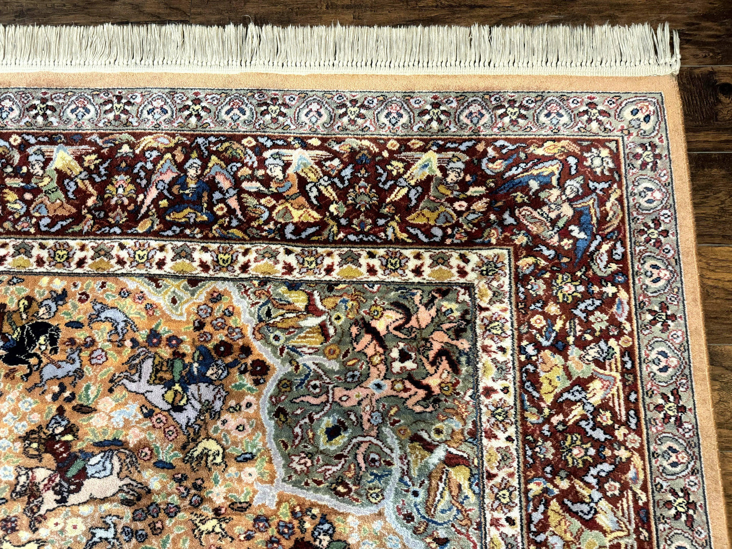 Karastan Rug 10x14 - Persian Hunting  #723 - Wool Pile, Vintage - Nuvé