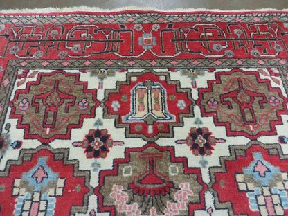 4' X 6' Antique Handmade Turkish Anatolian Wool Rug Vegetable Dyes - Nuvé