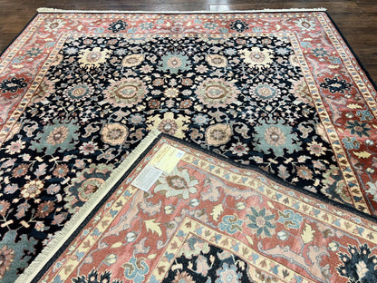 Karastan Rug 8 x 11.7, Karastan Williamsburg Kurdish Pattern 559, Wool Pile Vintage Karastan Carpet, Discontinued, Room SIzed Area Rug - Nuvé