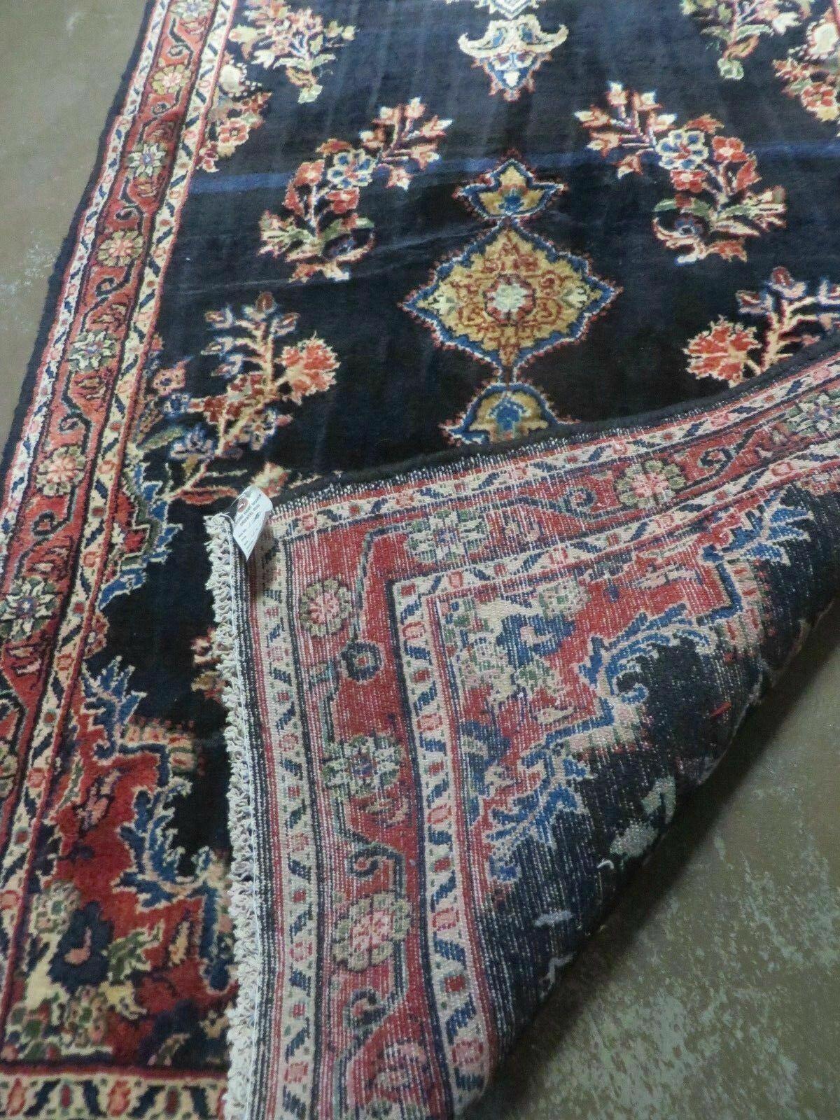 Persian Runner Rug 4x11, Navy Blue Antique Lilihan Runner - Nuvé