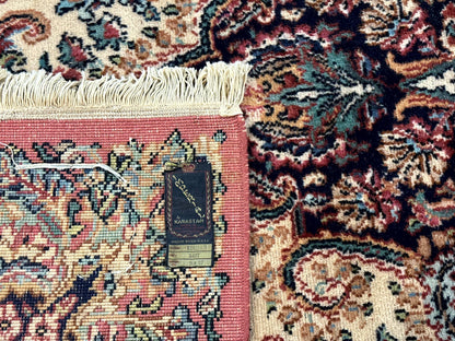 Antique Karastan Kirman Rug 8.8 x 12, Imperial Karastan #1427, Ivory Kirman - Nuvé