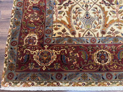 Persian Bidjar Rug 9x12 - Mustafi Allover Pattern - Traditional Carpet - Nuvé