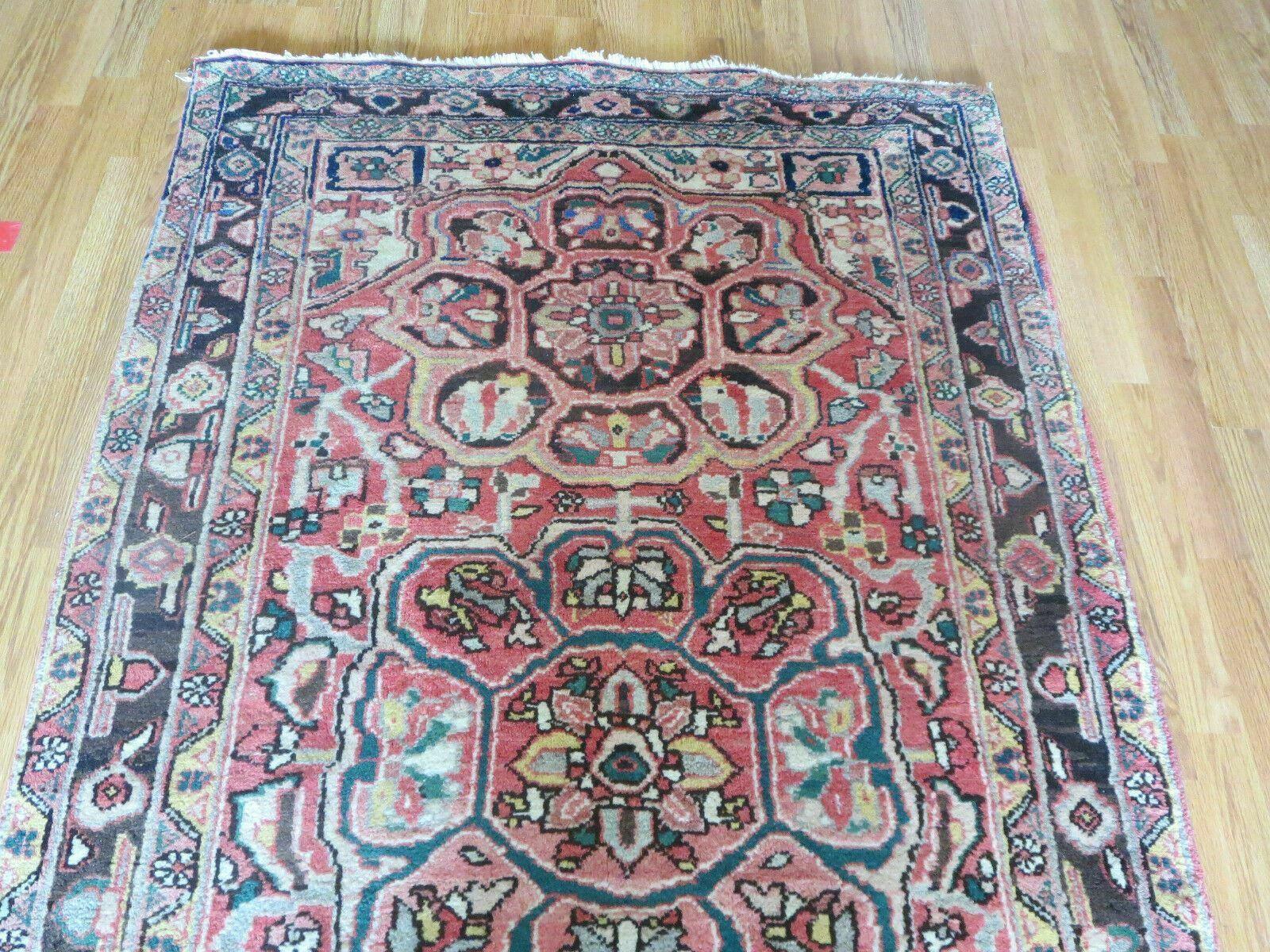 3' 9" X 10' 6" Semi Antique Handmade Turkish Wool Runner Rug - Nuvé