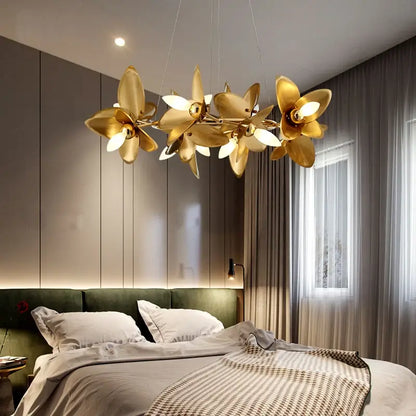 Leaf Petal Design Chandelier - Nuvé