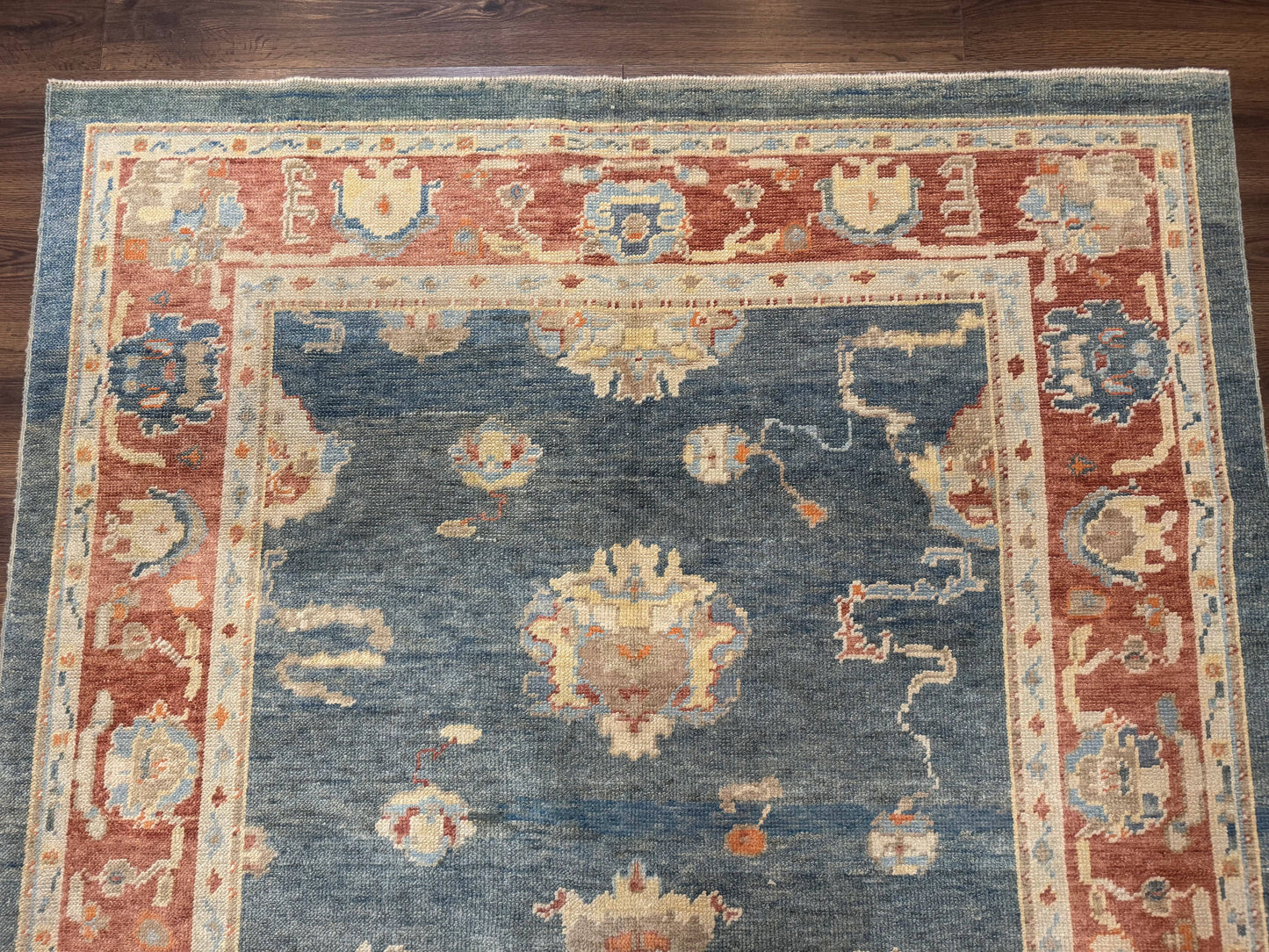 Turkish Oushak Rug 6x9, Sultanabad Carpet, Medium Size Oriental Rug - Nuvé