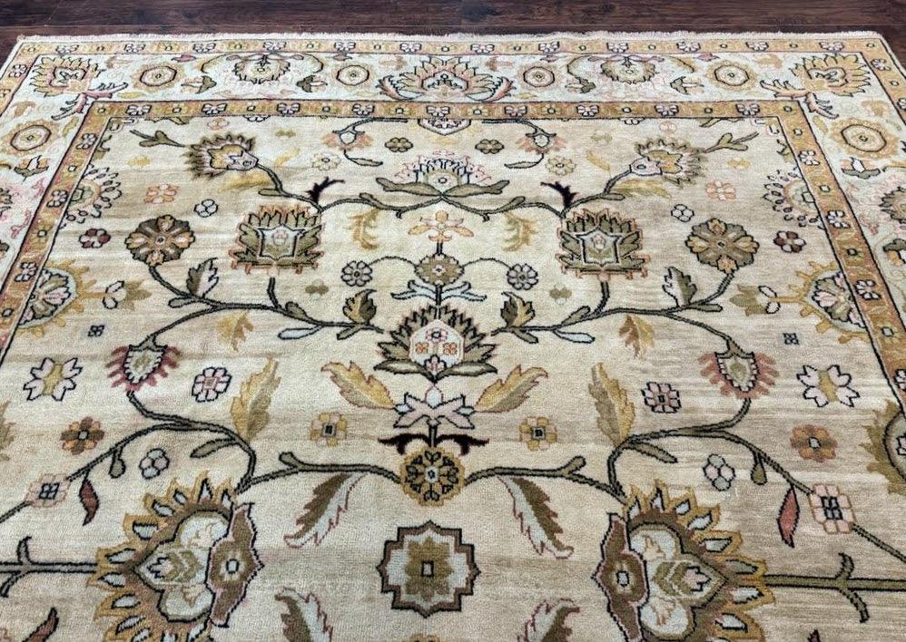 Turkish Oushak Rug 8x10, Vintage Wool Carpet - Nuvé
