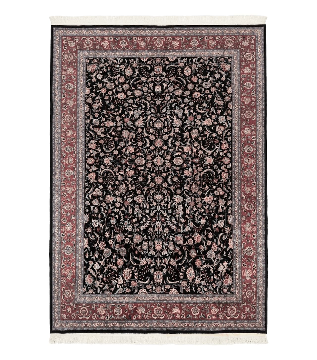 Large Sino Persian Rug 10x15, Floral Allover, Hand Knotted Wool Carpet, Fine