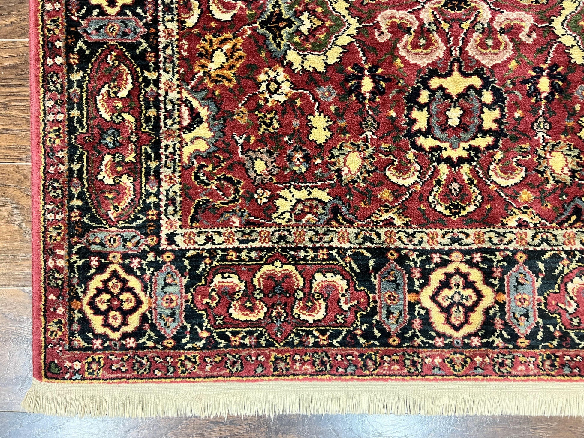 Karastan Rug 4x6, Williamsburg Herati #558, Wool Karastan Carpet, Vintage Karastan Persian Area Rug, Wool Pile - Nuvé