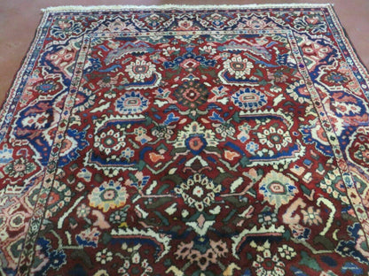 5' X 9' Antique Handmade Turkish Wool Veg Dyes Rug Nice # 107 - Nuvé