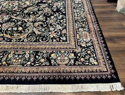 Pak Persian Rug 10x14, Elegant Floral Carpet, Fine 225 KPSI - Nuvé