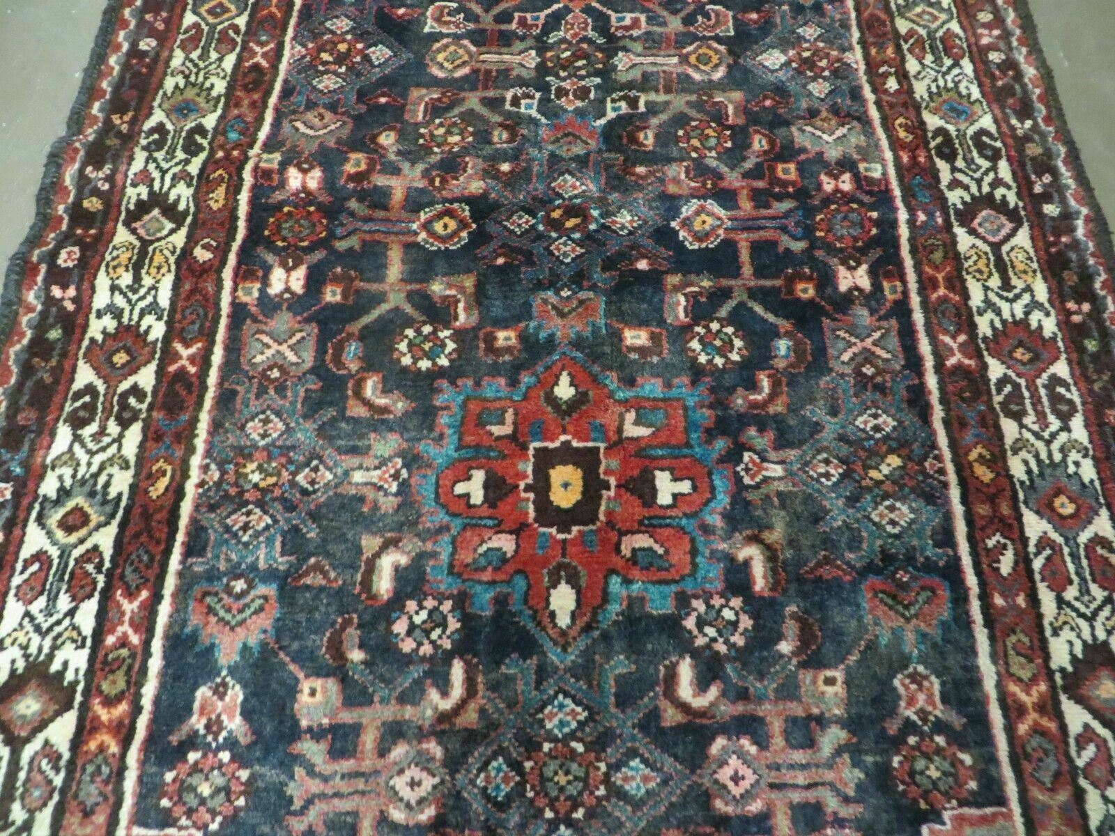 3' 6" X 10' 3" Antique Handmade Turkish Wool Runner Rug - Nuvé