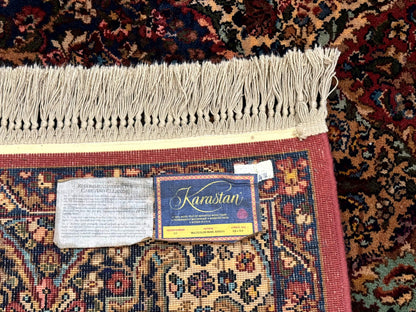 Karastan Rug 8.8 x 10.6, Multicolor Panel Kirman Rug #717, Original 700 Series, Wool - Nuvé