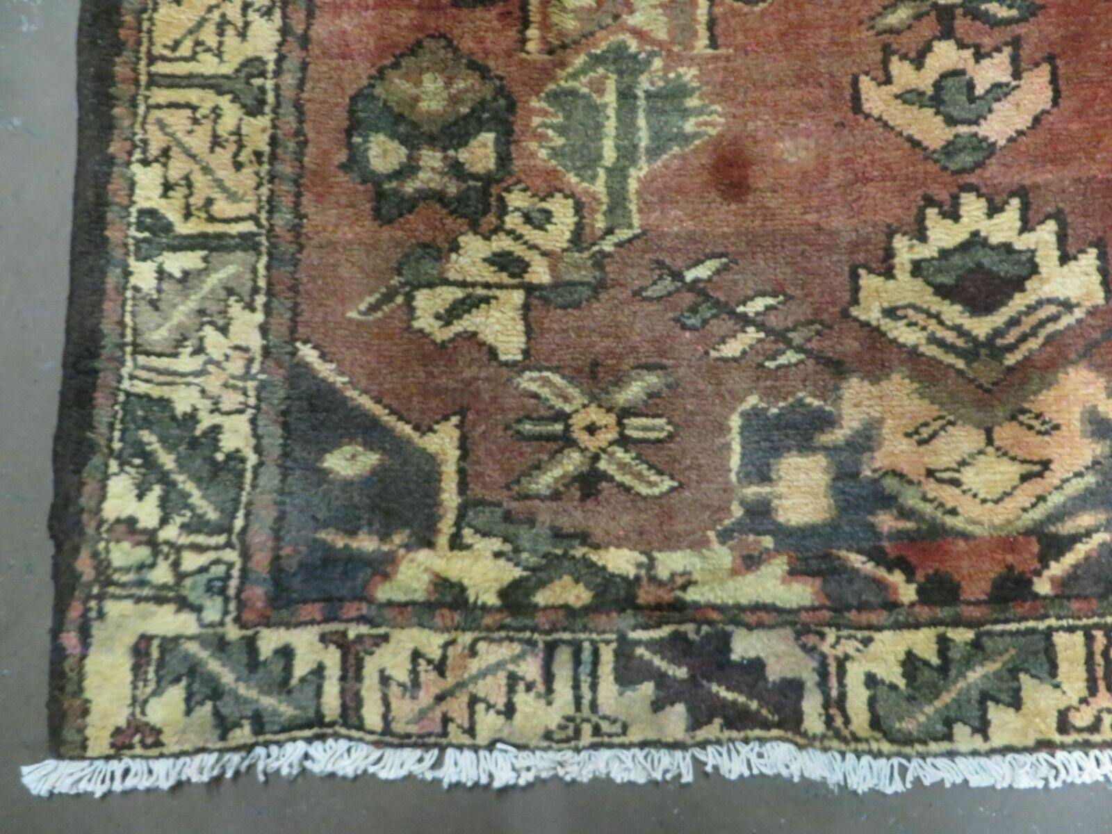 4' X 6' Antique 1920 Handmade Turkish Wool Rug Veg Dye Nice - Nuvé