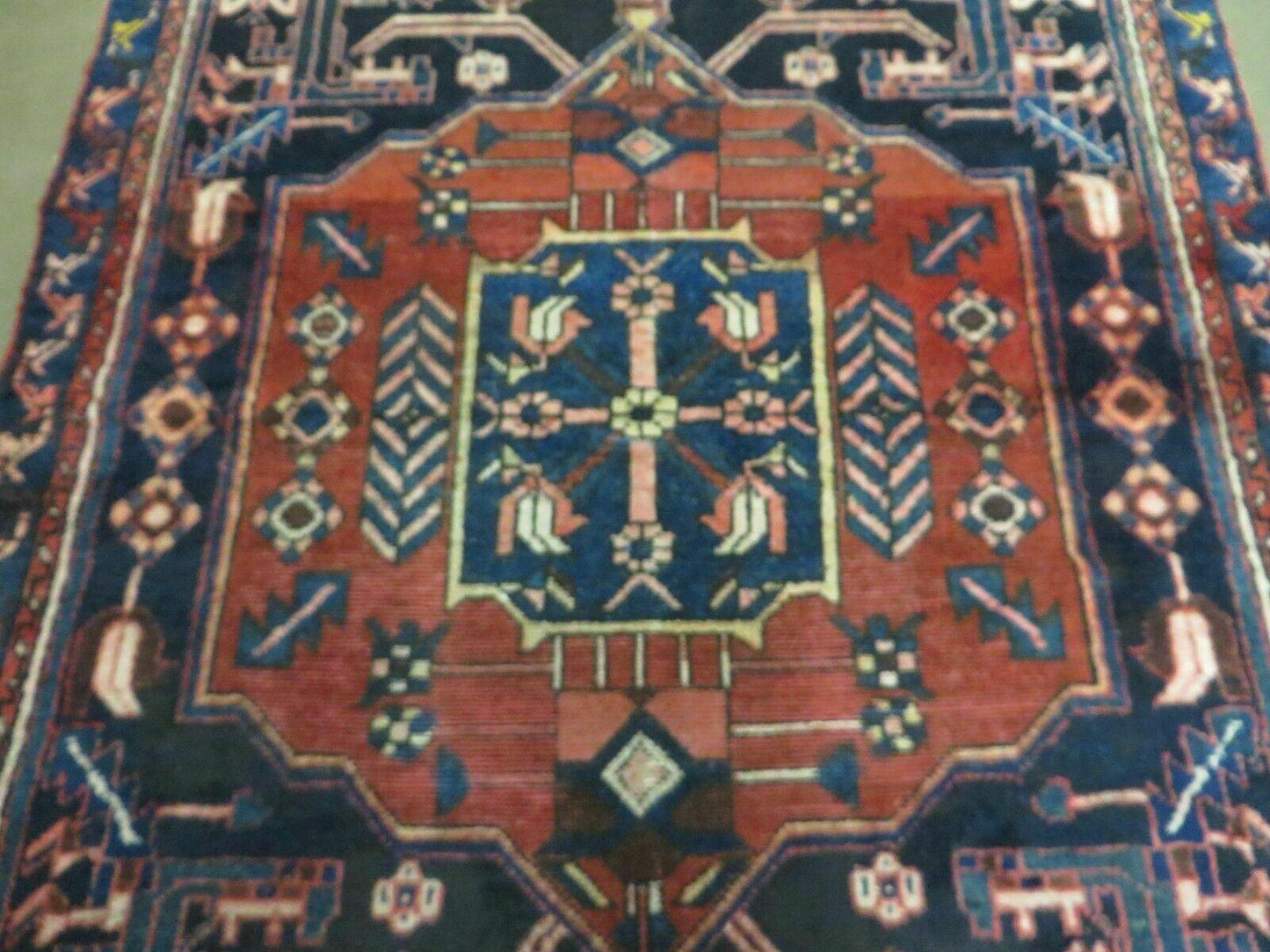 4' X 7' Antique 1920 Handmade Turkish Anatolian Wool Rug Veg Dye Nice - Nuvé