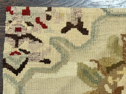 Antique Bessarabian Flatweave Kilim Rug 2x3, Sampler Rug 2 x 3 ft, Small Flatweave, Wool Handmade - Nuvé