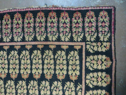 4' X 9' Antique Karabagh Caucasian Rug Handmade Wool Carpet Organic Dyes Nice - Nuvé